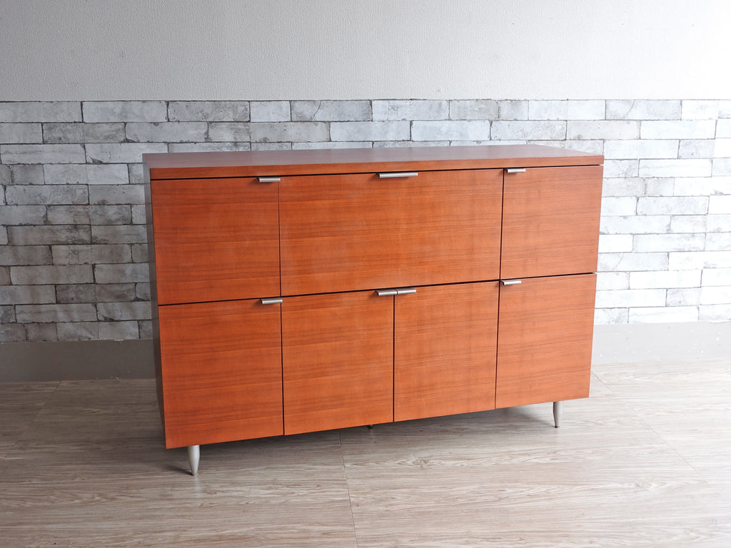 クラスティーナ Crastina ラテル LateR チーク材 サイドボード AVボード キャビネット W120cm ナチュラルモダン  中古品  買い取りしました。