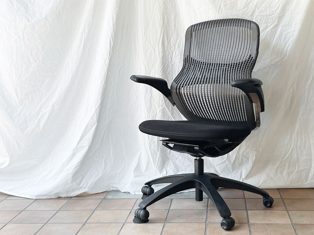 ノル Knoll ジェネレーション Generation デスクチェア オフィスチェア ブラック 昇降機能 自動サスペンションコントロール 参考価格￥123,600- 中古品 買い取りしました。