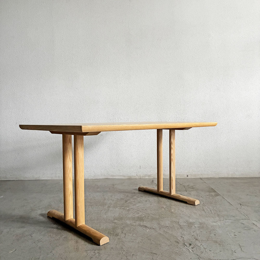 【登戸BASE店】カンディハウス CONDE HOUSE TLテーブル ダイニングテーブル LDテーブル タモ材 W135cm オーダーサイズ 参考価格20万円以上 買取させていただきました。