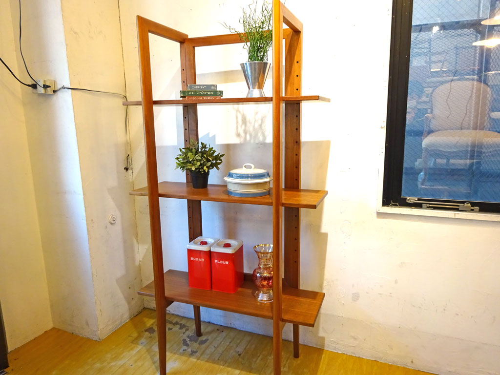 家具楽 KAGURA チーク 無垢材 エミネント90 オープンシェルフ 下北沢店 中古品 買い取りしました。