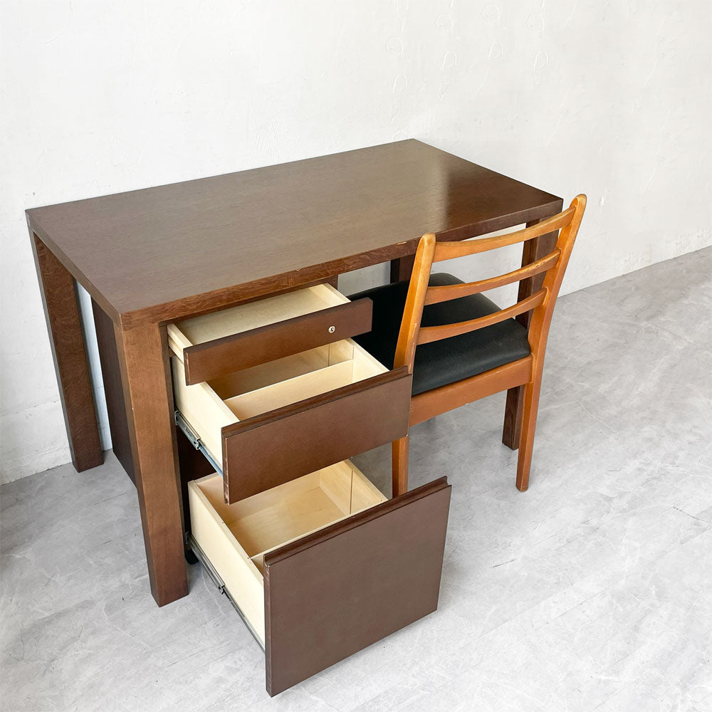 【下北沢店】カリモク karimoku ボナシェルタ Buona scelta デスク+ デスクワゴンオーク材 W110cm 学習机 2点セット 買取させていただきました。