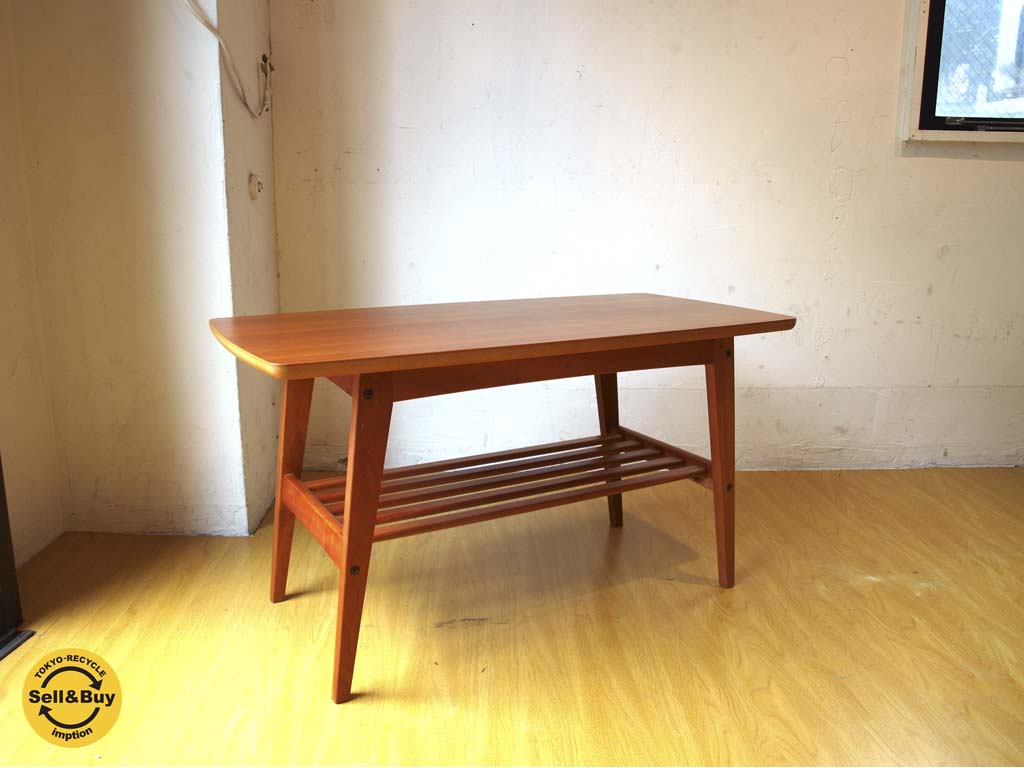 カリモク60 karimoku リビングテーブル 小 ブラックチェリー Special Edtion 幅90cm Sサイズ ミッドセンチュリー 中古品 買い取りしました。