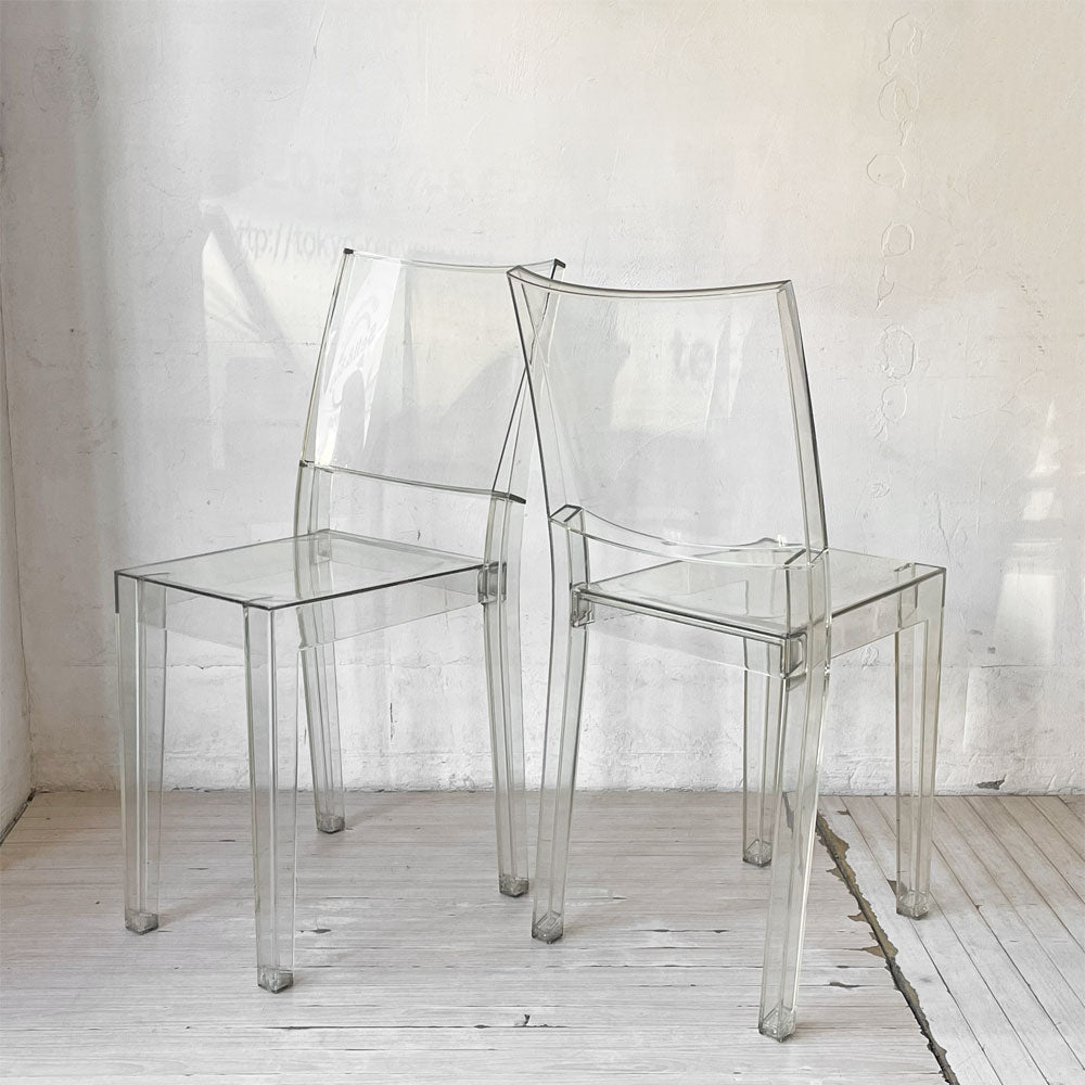 【下北沢店】カルテル Kartell ラ マリー La Marie ダイニングチェア スタッキングチェア クリスタル ポリカーボネート フィリップ・スタルク Philippe Starck イタリア 2脚 買取させていただきました。