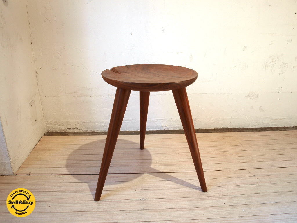 小泉 誠 Koizumi studio Xスツール XStool カイスツール ウォールナット ★中古品 買い取りしました。下北沢店 出張買取もお任せ下さい。