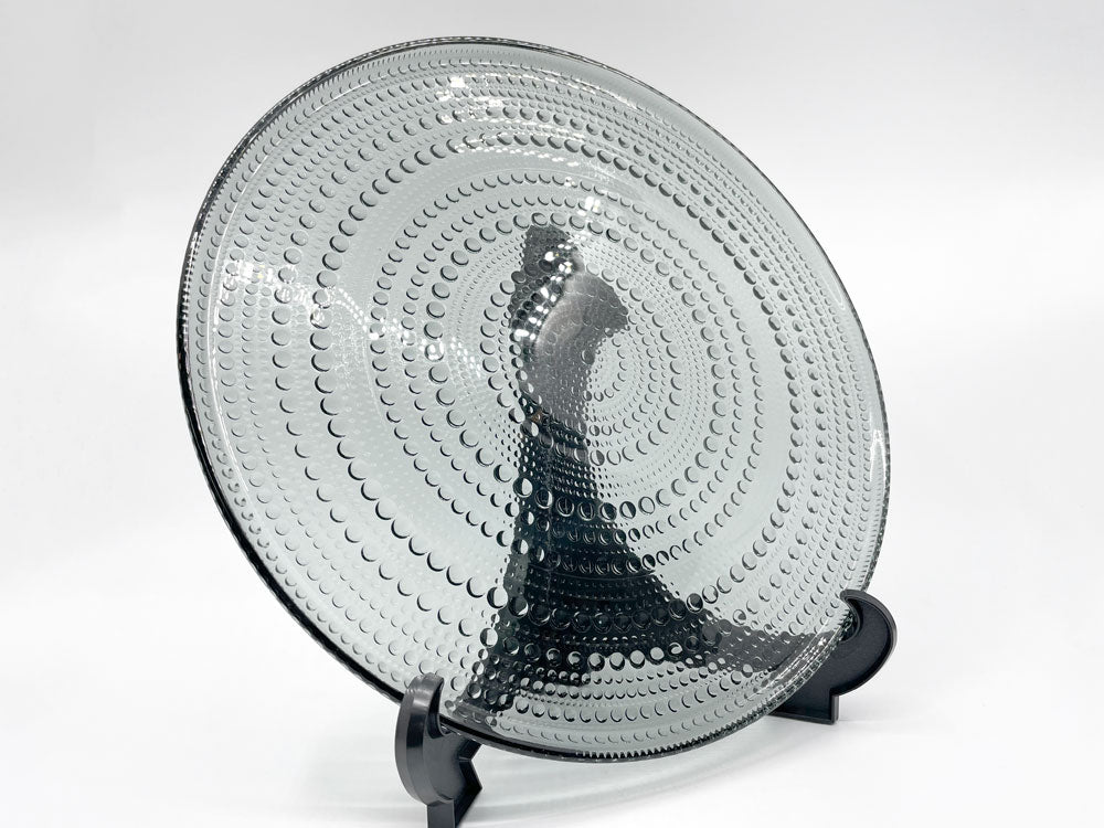 イッタラ iittala カステヘルミ Kastehelmi プレート Φ31.5cm ダークグレー オイバ・トイッカ Oiva Toikka買い取りしました。