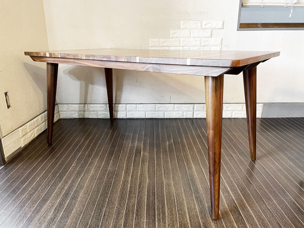 レグナテック LEGNATEC クラッセ CLASSE ジェンマ Gemma ダイニングテーブル ウォールナット無垢材 W150cm 定価￥209,000-  中古品  買い取りしました。