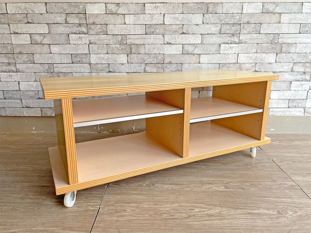 モモナチュラル MOMO natural ラフ LUFF AVボード ローボード キャスター付 廃番 中古品 買い取りしました。