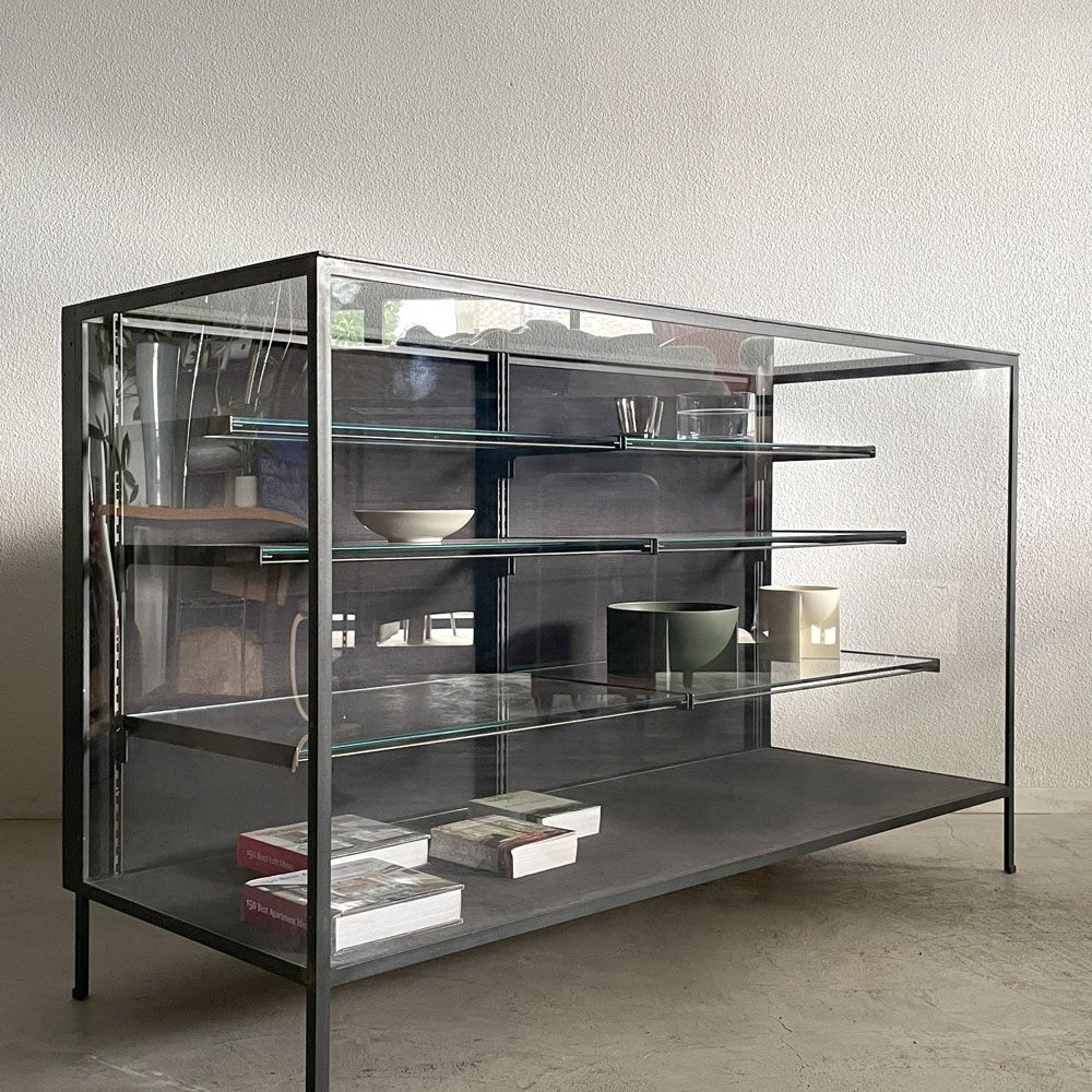 【登戸BASE店】オーダーファニチャー アイアン ガラス カウンターショーケース ディスプレイケース 買取させていただきました。