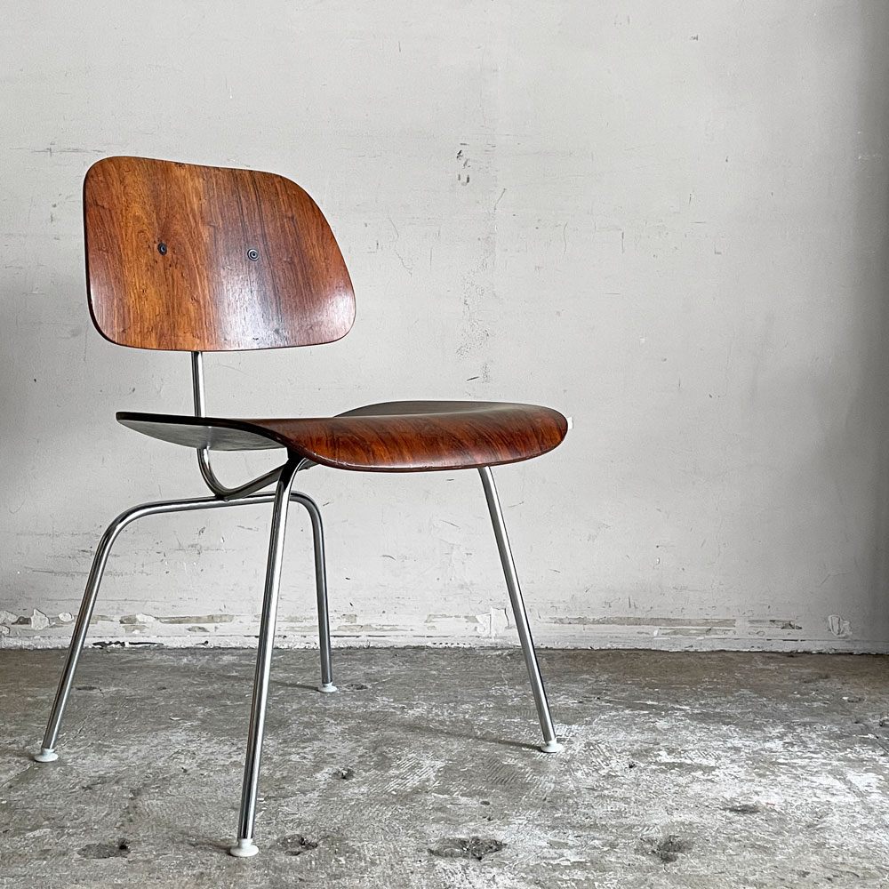 【自由が丘店】ハーマンミラー Herman Miller DCM メタルレッグ ダイニングチェア ローズウッド 60's ビンテージ C&R ミッドセンチュリー 希少 買取させていただきました。