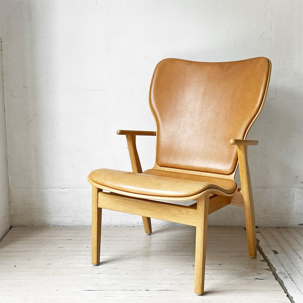 【下北沢店】アルテック artek ドムス ラウンジチェア Domu Lounge Chair アームチェア オーク材 革張り スコープ SCOPE別注 イルマリ・タピオヴァーラ 北欧 フィンランド 買取させていただきました。