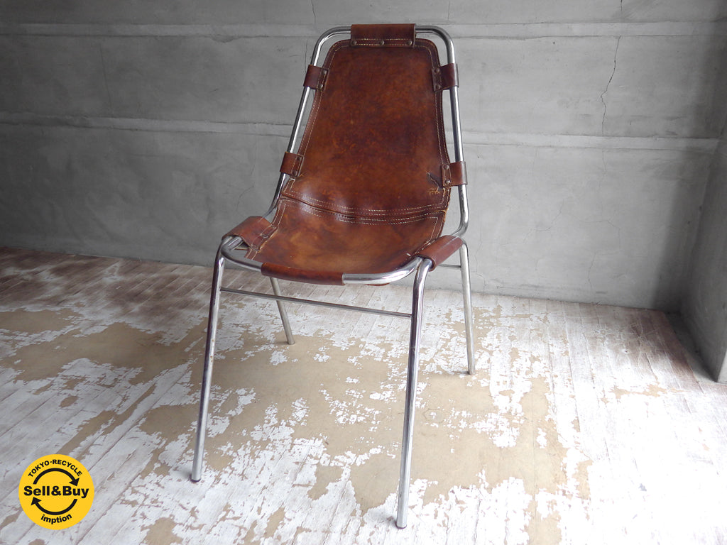 レザルクチェア Les Arcs Chair ブラウン ビンテージ 中古品 買い取りしました。