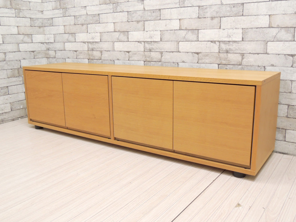 無印良品 MUJI スタッキングキャビネット Ｂセット AVボード ローボード オーク材 定価28,900円 シンプルデザイン 中古品 買い取りしました。