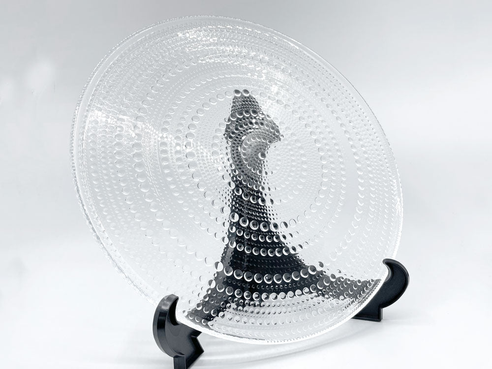 イッタラ iittala カステヘルミ Kastehelmi プレート Φ31.5cm クリア 箱付き オイバ・トイッカ Oiva Toikka 買い取りしました。