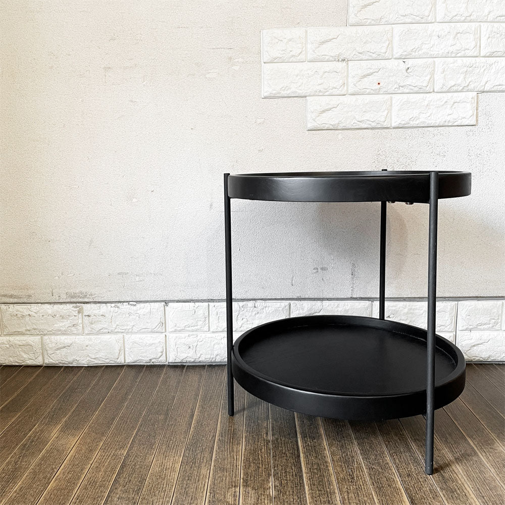 【経堂店】スケッチ Sketch フムラ HUMLA END TABLE エンドテーブル サイドテーブル オーク材 ブラック Φ45cm モートン・ゲオーセン デンマーク モーダエンカーサ 取扱 定価￥56,100- 買取させていただきました。