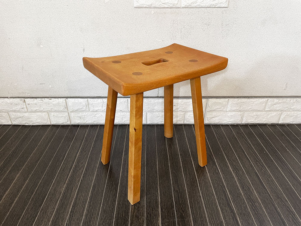 カール・マルムステン Carl Malmsten ハダル Hadar スツール バーチ材 スウェーデン 北欧ビンテージ 希少  中古品  買い取りしました。