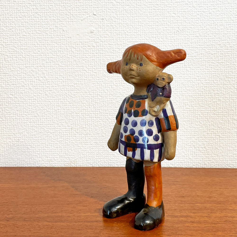 【経堂店】グスタフスベリ GUSTVSBERG 長くつ下のピッピ オブジェ 置物 リサ・ラーソン Lisa Larson スウェーデン 北欧雑貨 北欧ビンテージ 買取させていただきました。