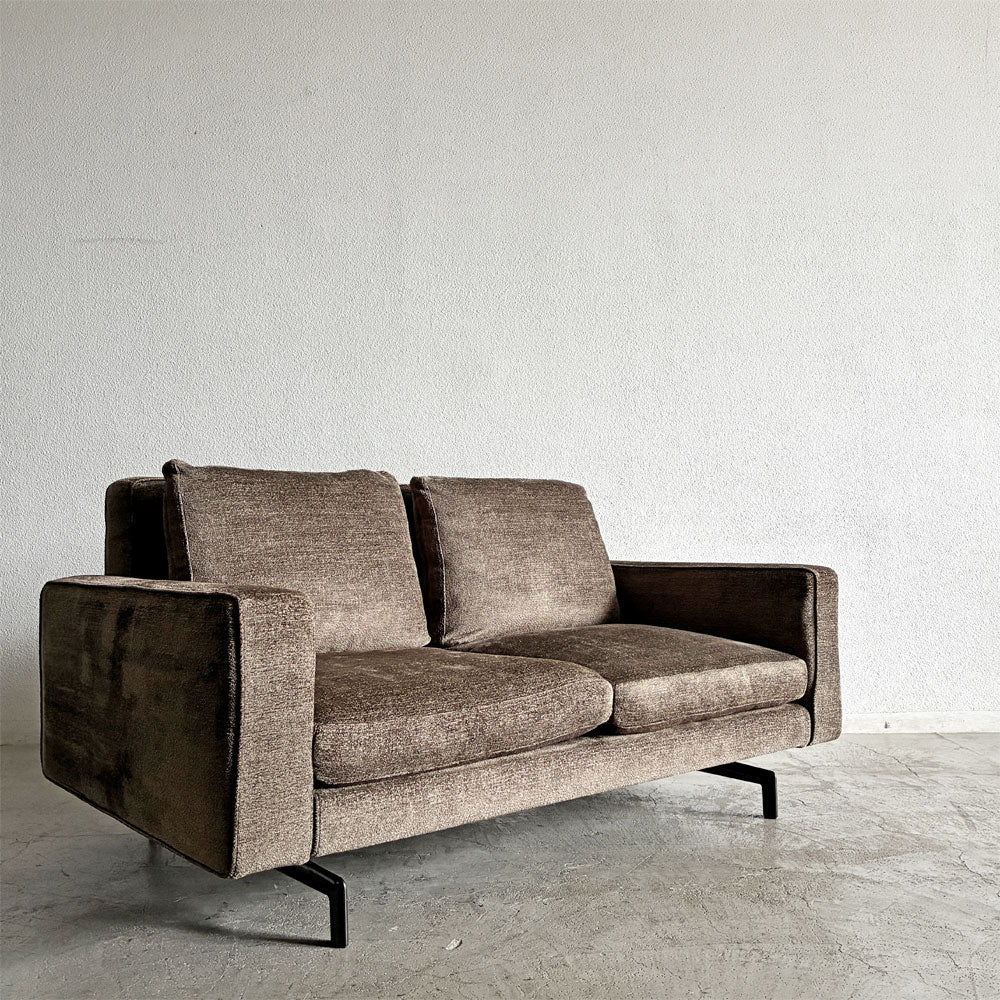 【登戸BASE店】ミノッティ Minotti シャーマン Sherman 2シーターソファ 2人掛け カバーリングファブリック モスグリーン系 ロドルフォ・ドルドーニ イタリア 廃番 買取させていただきました。