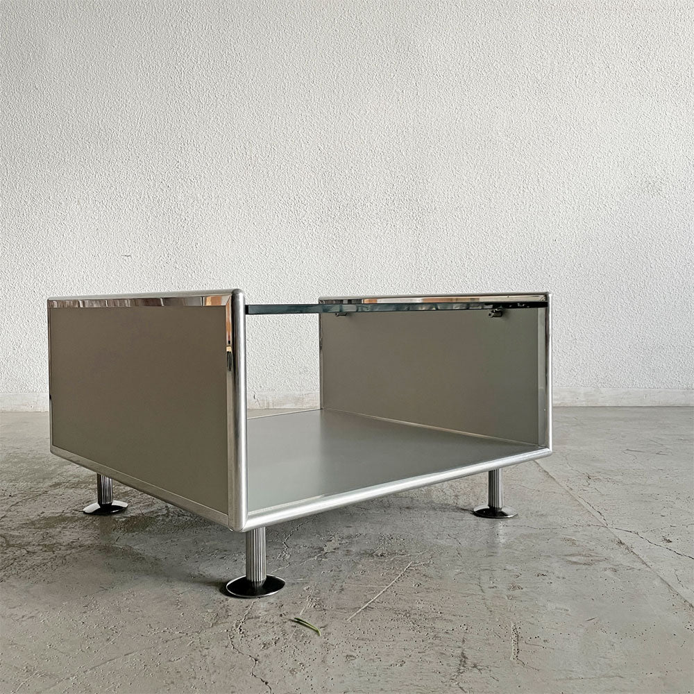 【登戸BASE店】マテオグラッシ matteograssi KO センターテーブル ローテーブル ガラス天板×スチールフレーム W62cm 押野見邦英 イタリアンモダン 買取させていただきました。