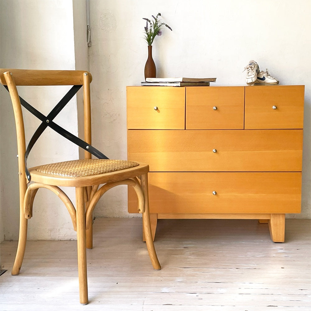 【下北沢店】クラッシュゲート CRASH GATE ノットアンティークス knot antiques クロスバック X-BACK ダイニングチェア ライトブラウン ベントウッド 買取させていただきました。