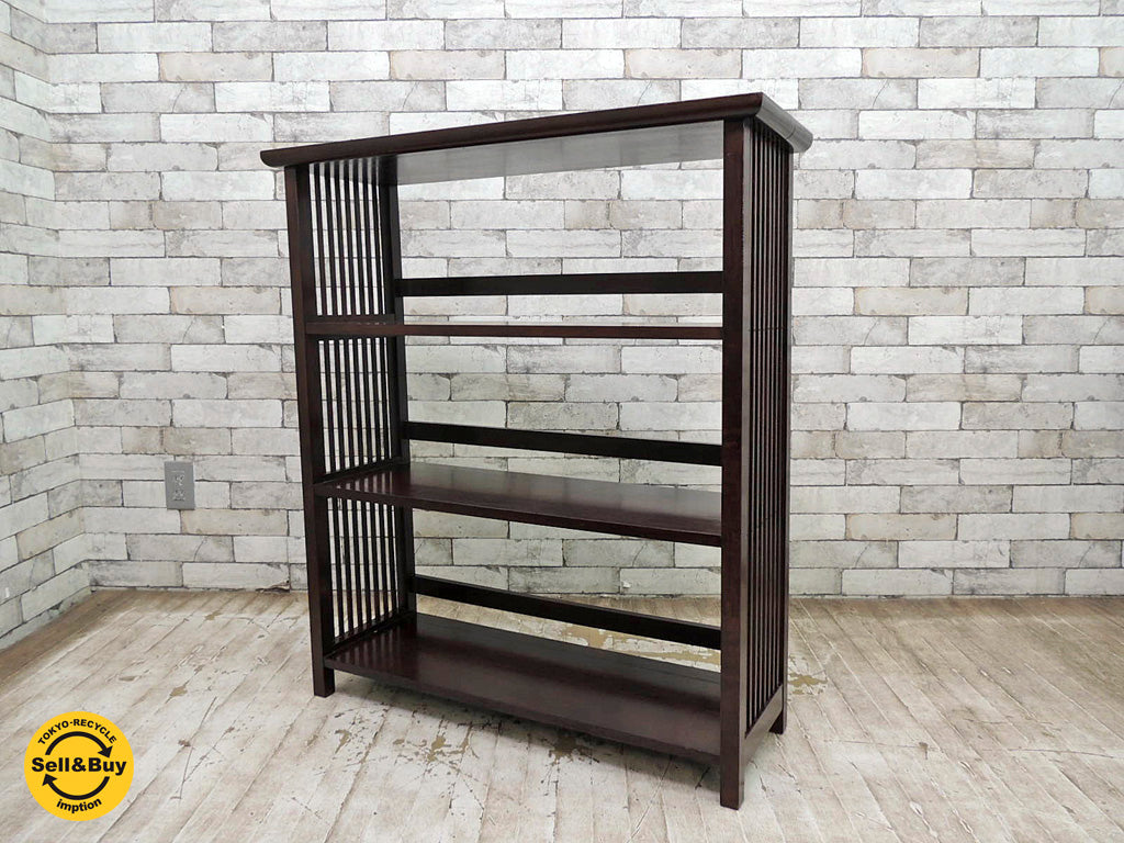 松本民芸家具 ＃117型 書棚 本棚 中古品 買い取りしました。祖師谷大蔵店 出張買取もお任せ下さい。