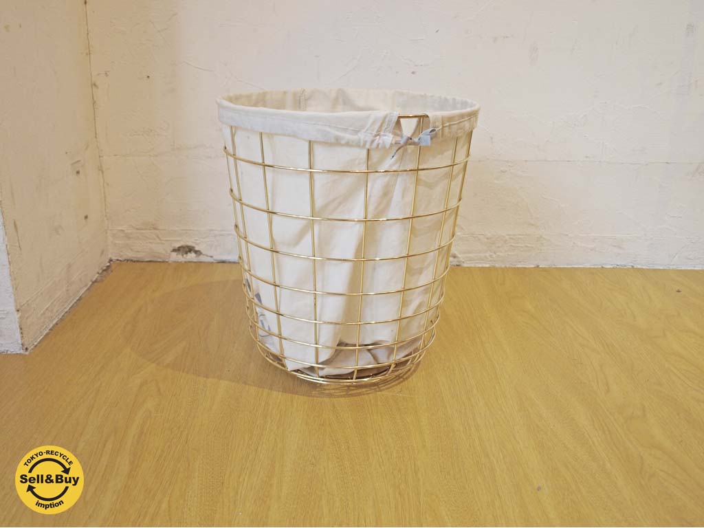 メニュー MENU ワイヤービン Wire Bin ワイヤーバスケット ゴミ箱 北欧デザイン 中古品 買い取りしました。