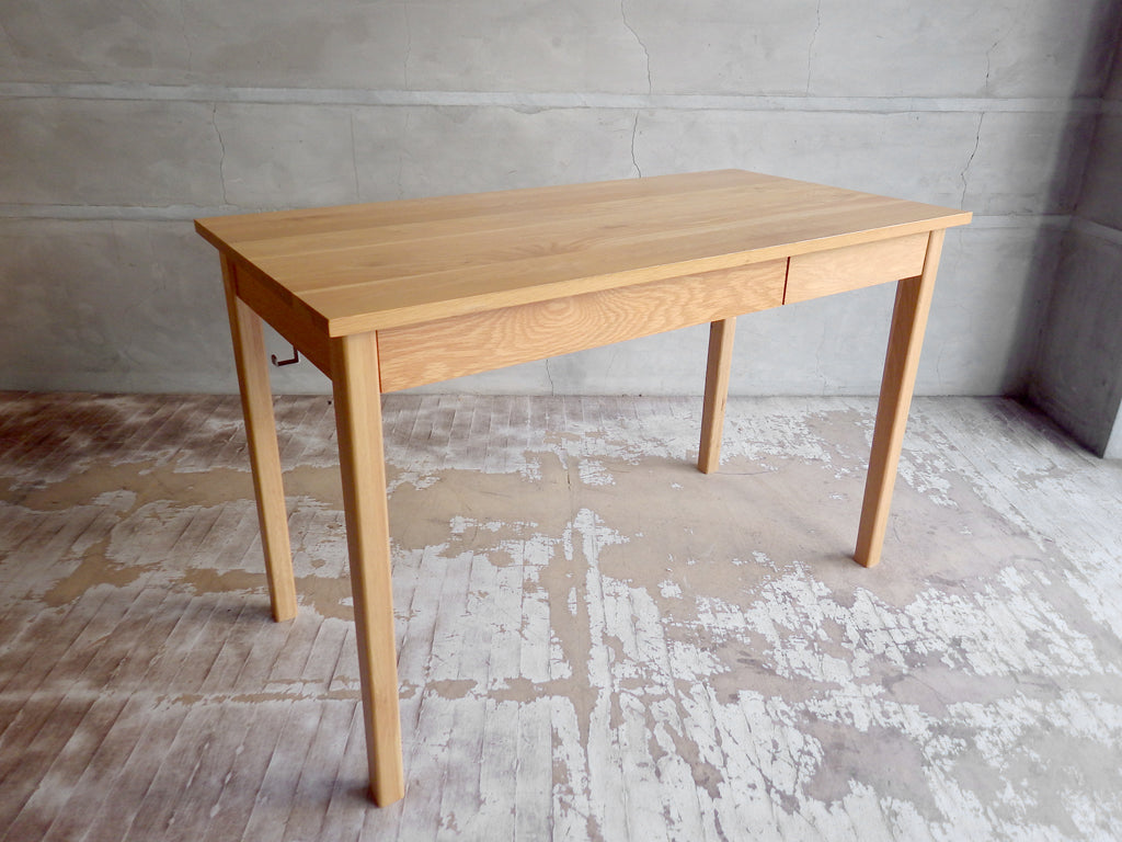無印良品 MUJI オーク材 パーソナルデスク ワークテーブル W110 引出し付 ナチュラル 中古品 買い取りしました。