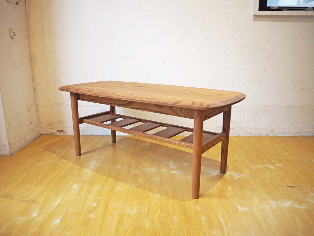モモナチュラル Momo natural ベント VENT FD-LOW TABLE S ローテーブル リフトアップ 昇降機能付 レッドオーク 中古品 買い取りしました。