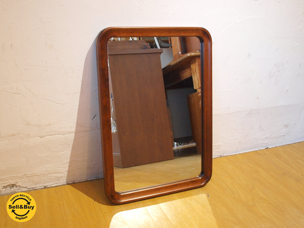 パシフィックファニチャーサービス pacific furniture service 木製フレームミラー DHシリーズ Sサイズ 鏡 バーチ材 中古品 買い取りしました。