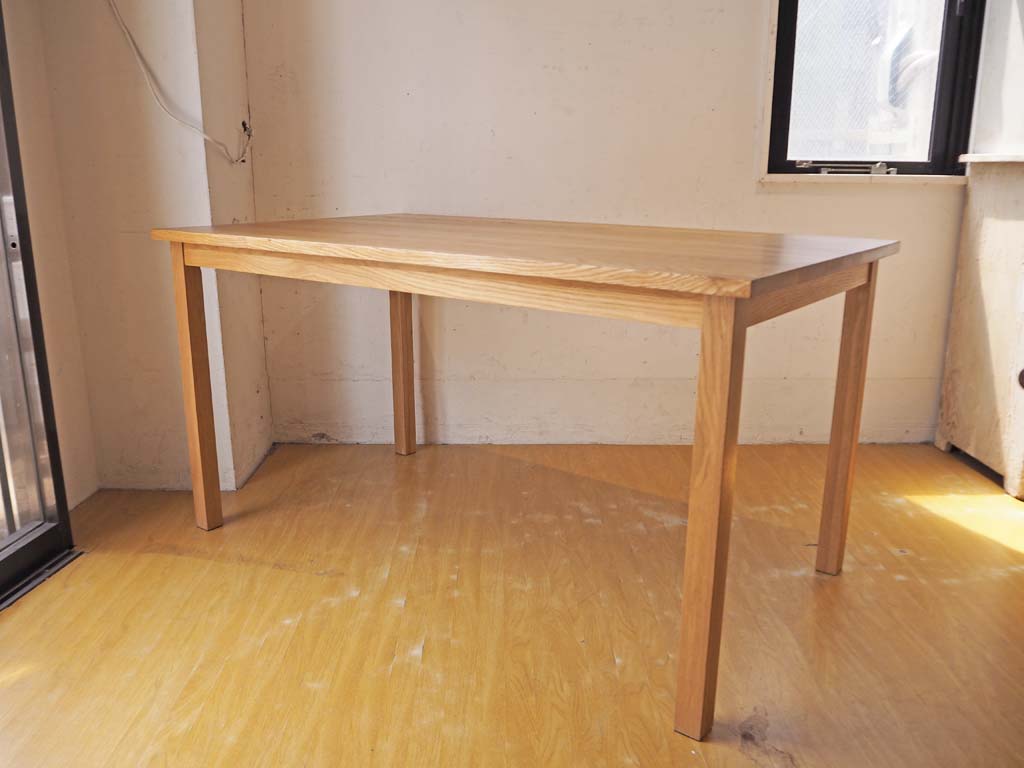 無印良品 MUJI ダイニングテーブル オーク材 ワックス仕上げ ナチュラル W140 中古品 買い取りしました。