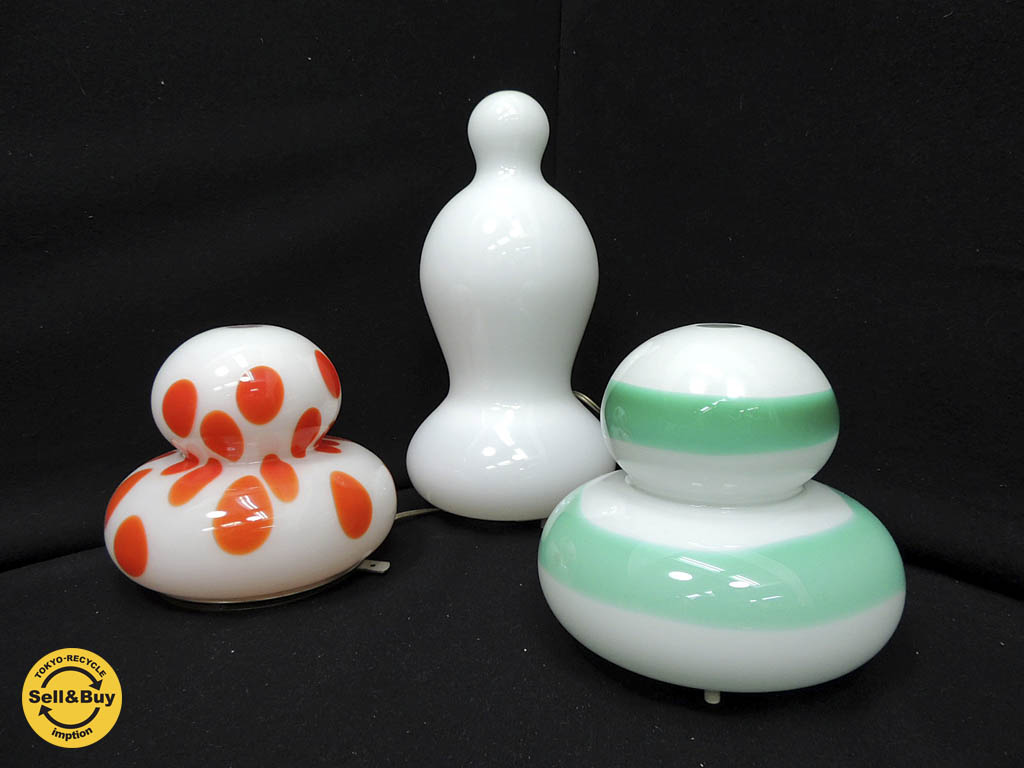 ムラーノ ガラス Murano Glass テーブルランプ イタリア ベネチアングラス 3種 買い取りしました。祖師ヶ谷大蔵店 出張買取もお任せ下さい。