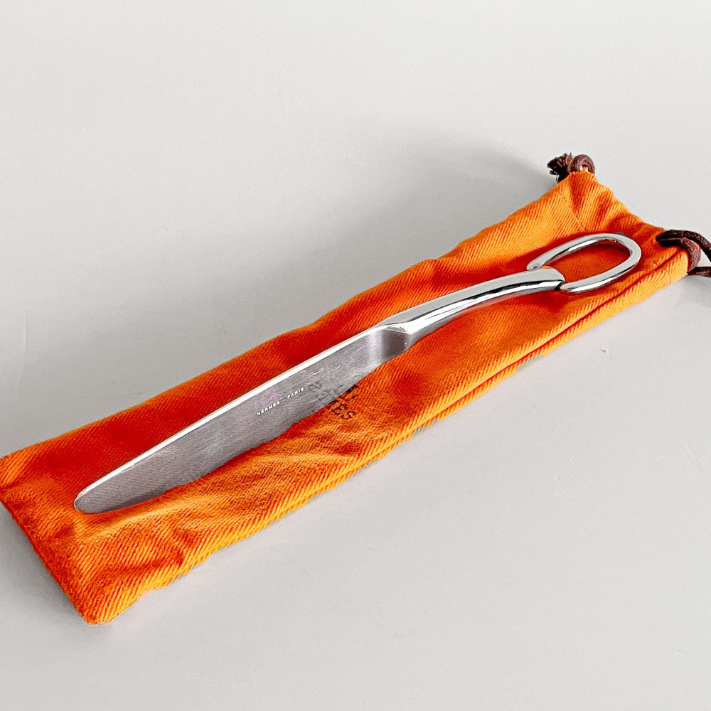 【自由が丘店】エルメス HERMES アトラージュ Attelage ディナーナイフ カトラリー ステンレススティール H22.5cm フィリップ・ムケ フランス 買取させていただきました。