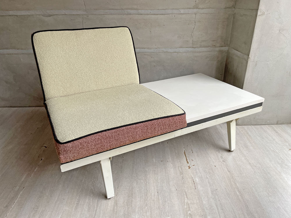 ハーマンミラー Herman Miller スチールフレーム Steel Frame 1Pソファ＆サイドテーブル ビンテージ ジョージ・ネルソン ミッドセンチュリー 中古品 買い取りしました。