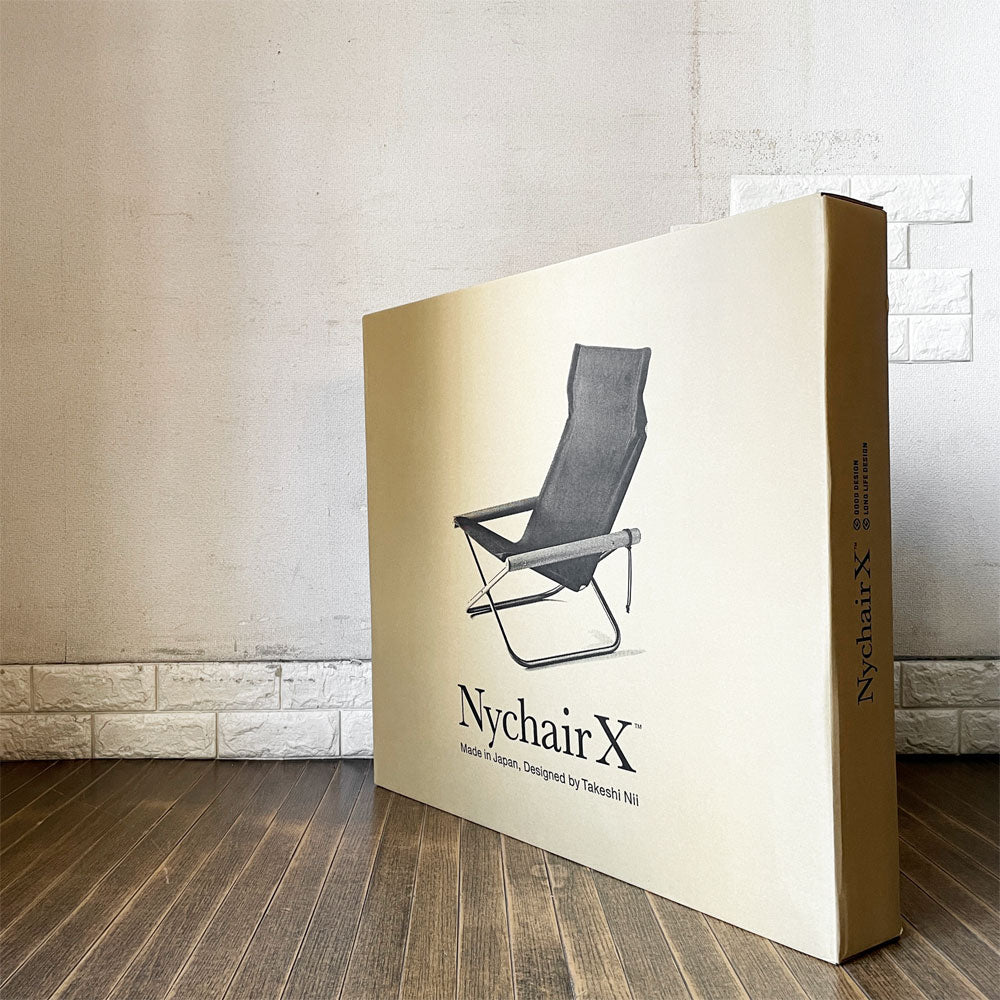 【経堂店】ニーチェア エックス NY chair X フォールディングチェア キャメル×ダークブラウン 折りたたみ 新居猛 藤栄 MoMA 定価￥59,400- 未使用品 買取させていただきました。