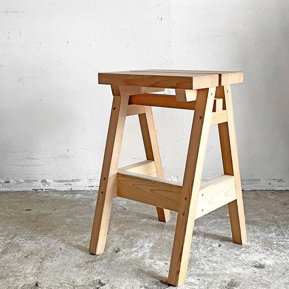 【自由が丘店】石巻工房 Ishinomaki Laboratory 石巻 ハイスツール ISHINOMAKI HIGH STOOL ウェスタンレッドシダー材 芦沢 啓治 H55 クラフト家具買取させていただきました。