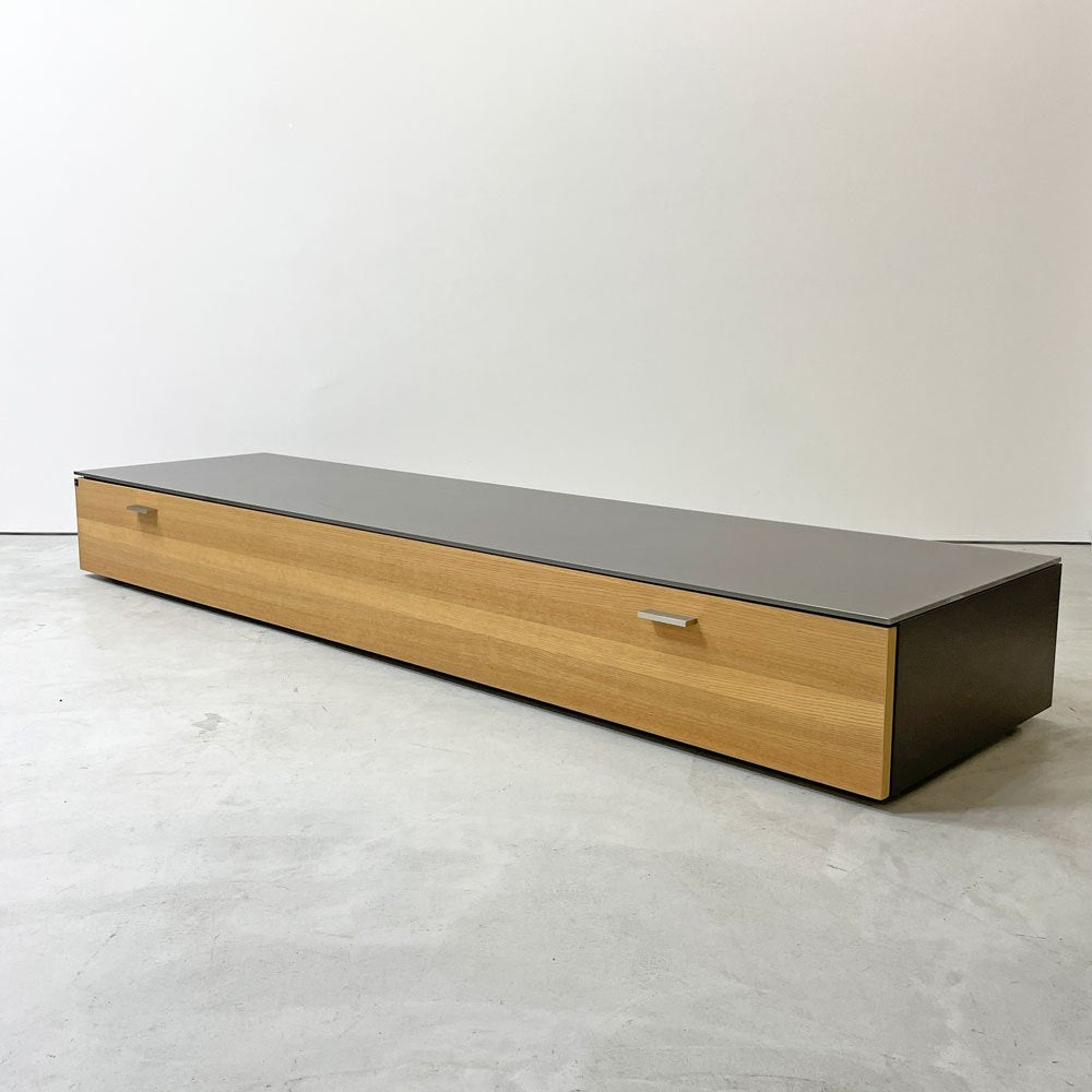 【祖師ヶ谷大蔵店】ヒュルスタ hulsta ナウ now No.14 ガラストップ テレビボード AVボード シアターボード W210cm 買取させていただきました。