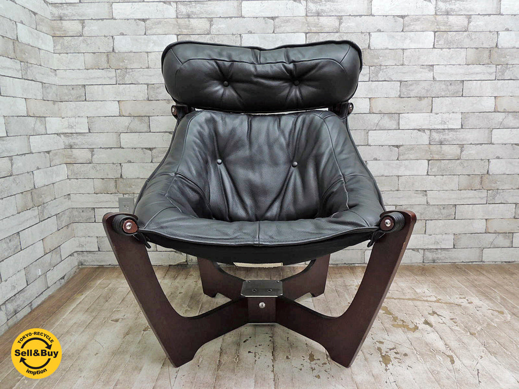 IMG ルナチェア Luna Chair ハイバック High back 本革 ノルウェー 買い取りしました。祖師ヶ谷大蔵店 出張買取もお任せ下さい。