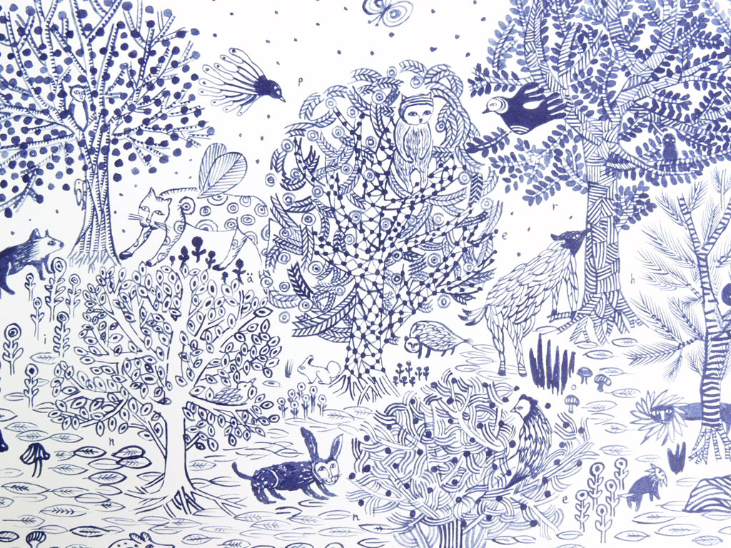 ミナペルホネン minaperhonen イマジン imagine ポスター 筒箱付き 和紙   中古品 買い取りしました。