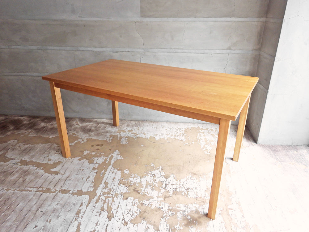 無印良品 MUJI オーク材 無垢集成材 ダイニングテーブル ナチュラル 幅140cm 廃盤 希少 中古品 買い取りしました。