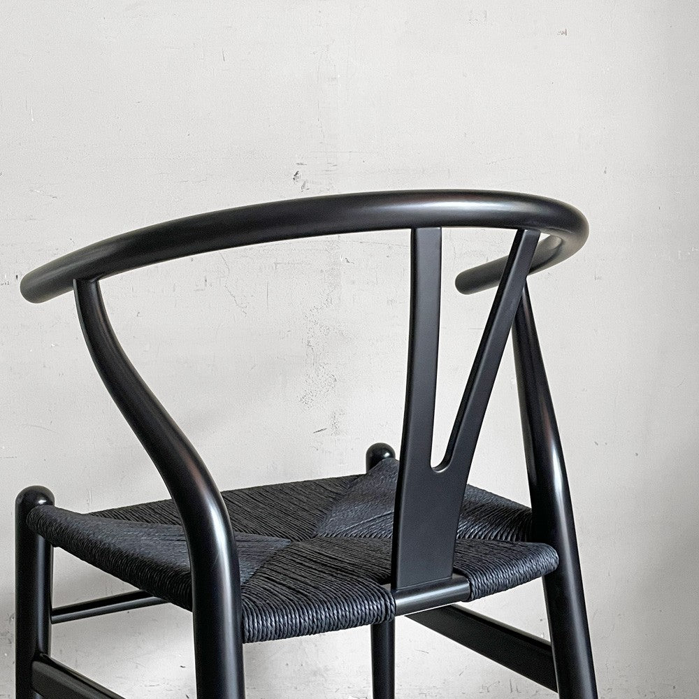 カールハンセン＆サン Carl Hansen & Son CH24 Yチェア ブラックラッカー×ブラックペーパーコード ビーチ材 ハンス・J・ウェグナー デンマーク 北欧家具 ～ ウェグナーの美学 ～