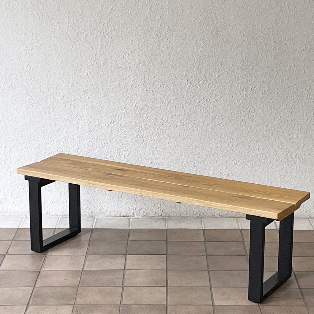 【用賀店】関家具 ベルデ Verde Ⅲ ベンチ オーク無垢材 W140cm 定価￥25,800- 展示品 美品 買取させていただきました。