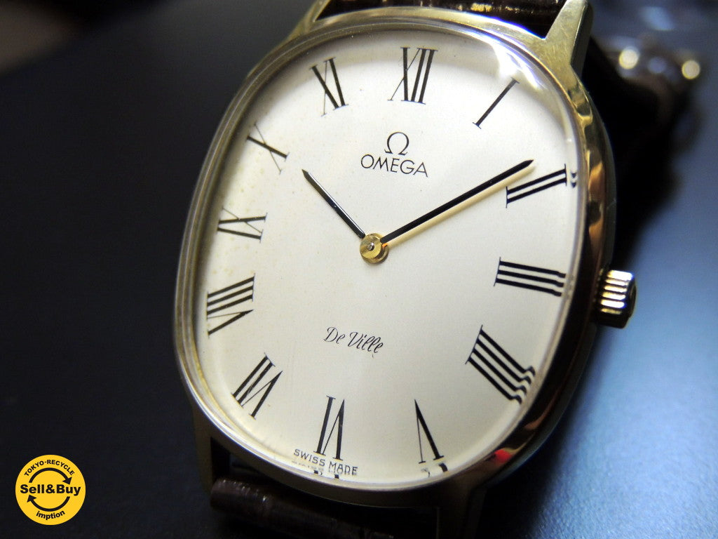 オメガ OMEGA デビル DE VILLE 手巻き オーバルケース メンズ レディース 本革ベルト Cal.625 ～ 格調高い雰囲気とシンプルで実用性に優れたデザイン【 買取と販売とレンタルのお店 】