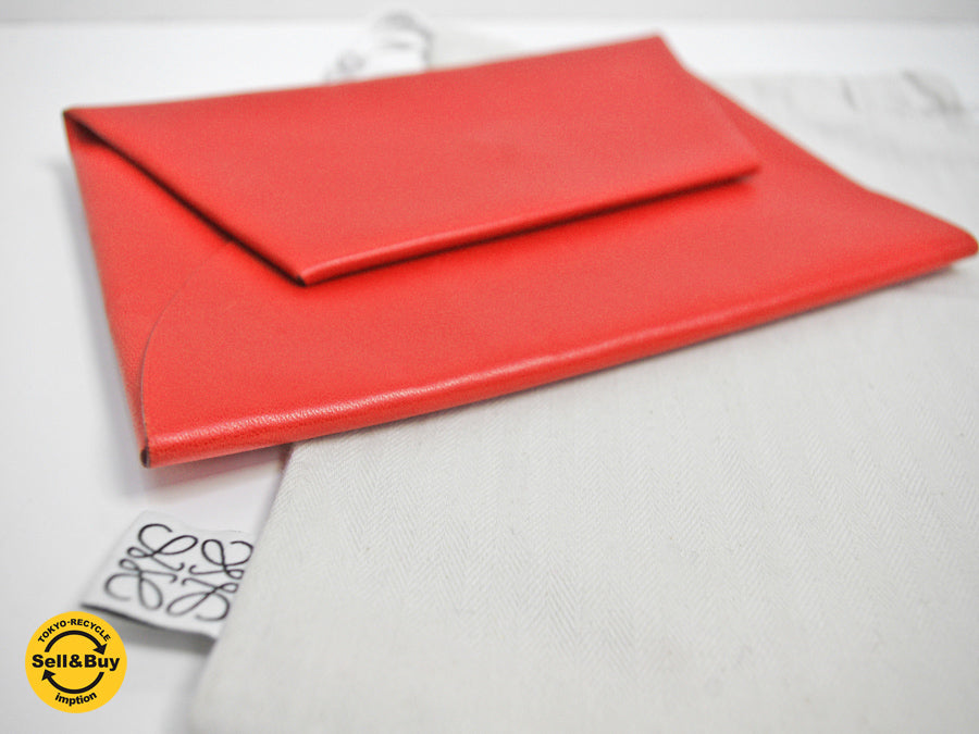ロエベ LOEWE オリガミポーチ ORIGAMI POUCH クラッチバッグ ジョナサン・アンダーソン 袋付き 新品　中古品 買い取りしました。祖師谷大蔵店 出張買取もお任せ下さい。