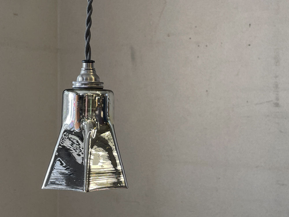 ピーター・アイビー PETER IVY ペンダントライト Pendant Light S ガラス ミラーリング加工 現代作家 流動研究所 FLOW LAB 限定品  中古品  買い取りしました。