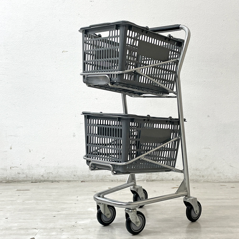 【祖師ヶ谷大蔵店】パシフィックファニチャーサービス P.F.S バスケットカート BASKET CART バスケット2個付 定価\29,700 買取させていただきました。
