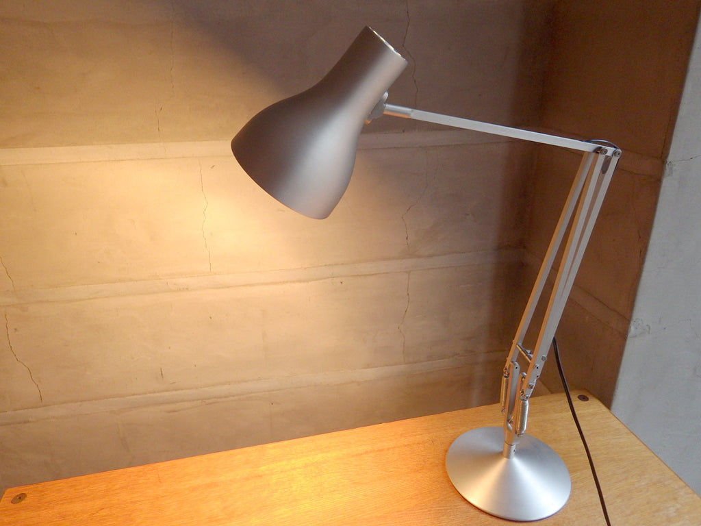 アングルポイズ ANGLEPOISE Type75 デスクランプ シルバー Silver Lustre 英国 ケネス・グランジ Sir Kenneth Grange 定価￥35,200- 中古品 買い取りしました。