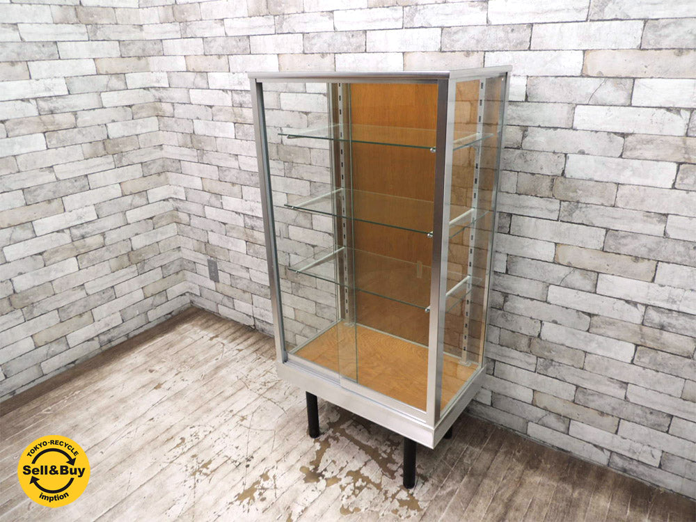 パシフィックファニチャーサービス P.F.S. オリジナル ALUMINUM GLASS CASE AL-60 ショーケース 陳列棚 PACIFIC FURNITURE SERVICE　中古品 買い取りしました。祖師谷大蔵店 出張買取もお任せ下さい。