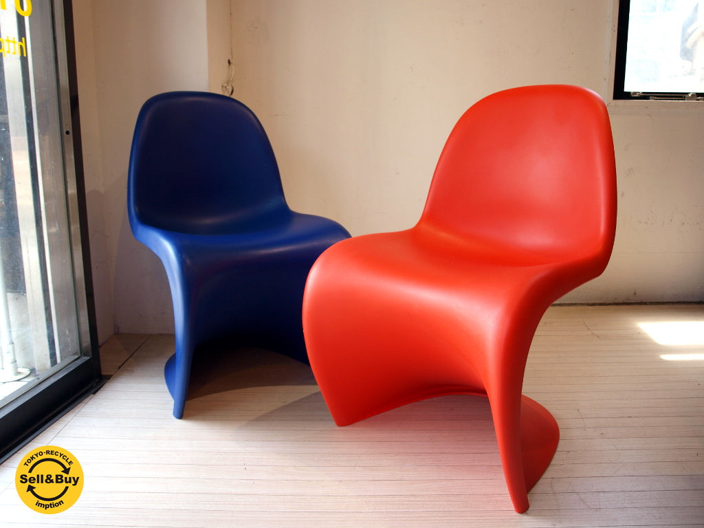 ヴィトラ vitra パントンチェア Panton Chair オレンジ Orange ヴェルナー・パントン Verner Panton スタッキングチェア ★中古品 買い取りしました。下北沢店 出張買取もお任せ下さい。