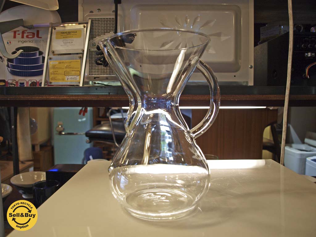 ケメックス chemex ガラスハンドルコーヒーメーカー 6カップ用 未使用 中古品 買い取りしました。下北沢店 出張買取もお任せ下さい。