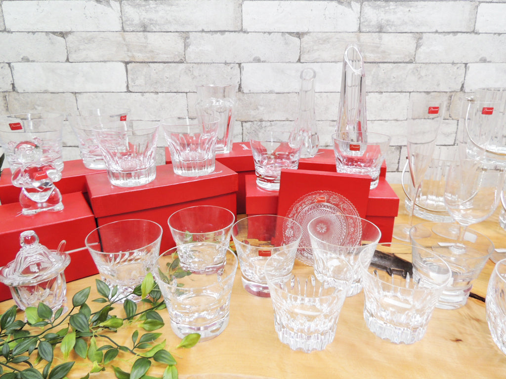 バカラ Baccarat フラワーベース ロックグラス タンブラー フィギュリン プレート クリスタル フランス 大量入荷  中古品 買い取りしました。
