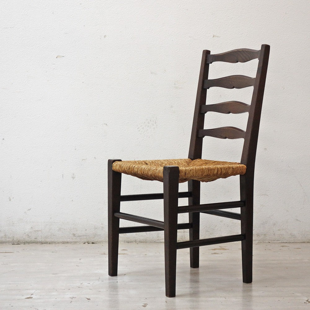 【祖師ヶ谷大蔵店】松本民芸家具 517型 ラッシチェア ミズメザクラ無垢材 ラダーバックチェア 民藝 和モダン 買取させていただきました。